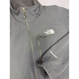 The North‎ Face TNF Apex Softshell Jacket Black Mens Large Bionic Outdoor
